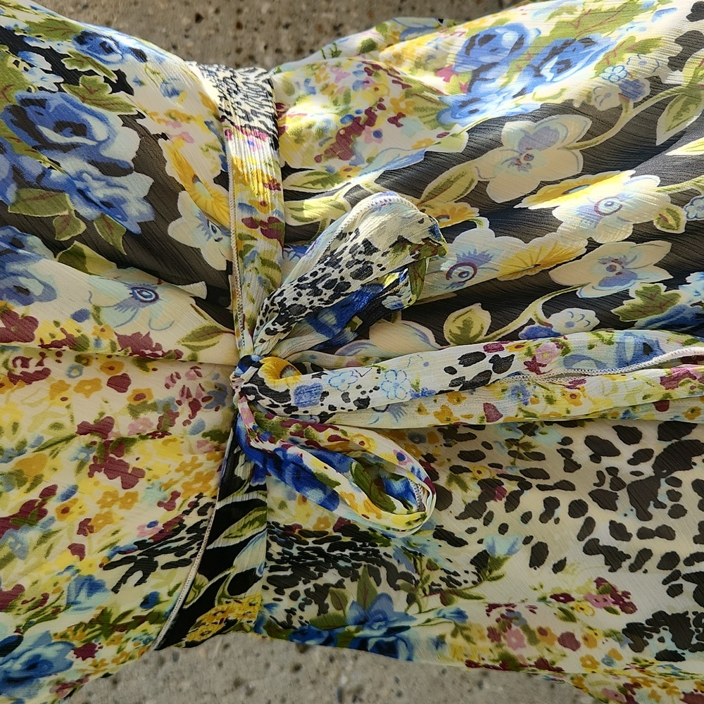 Y2K vibrant floral blouse - Picture 11 of 15